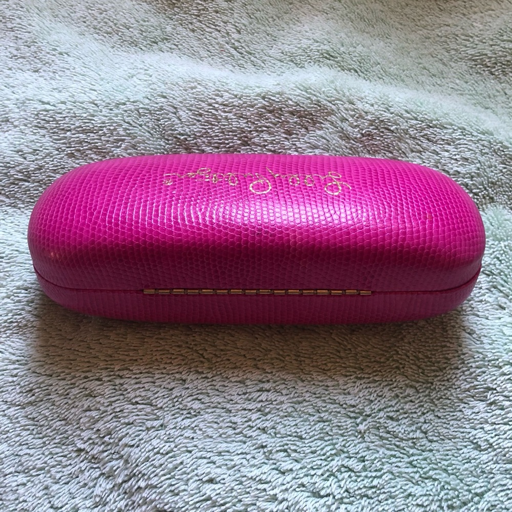 Lilly Pulitzer Vibrant Pink Glasses Case - Picture 2 of 5